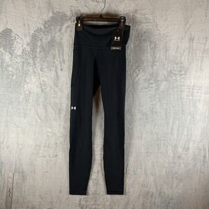 Under Armour Women's XS Legging Heatgear Compression High Rise Full Length Black